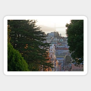 A View From Russian Hill Sticker